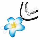 Colier floare plumeria - PF893